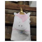 Unicorn infant hooded towels. 2 total