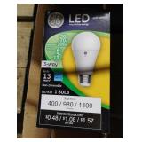 LED 3-way light bulbs. Total of 3