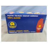 Vinyl gloves 2-100 ct boxes. Size M