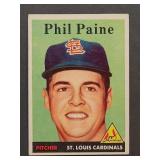 1958 Topps #442 Phil Paine