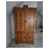 42W x77H x22D armoire, upper floor bring help to