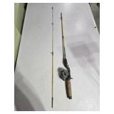 Vintage Heddon Rod w/ Heddon 120 Reel (missing