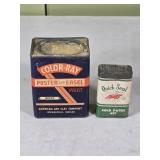 Vintage Cans- Poster & Easel Paint & Quick Seal