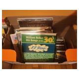 2 boxes vintage records, christmas, gospel and