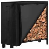 AMAGABELI GARDEN  HOME 4ft Firewood Rack With Cov