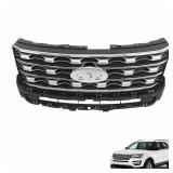 Silscvtt Front Bumper Hood Grille Upper Silver Re