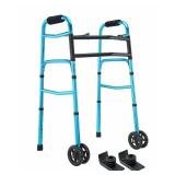 OasisSpace Heavy Duty Folding Walker Bariatric Wa