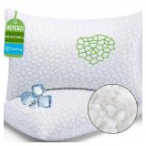 HEYCUZI Cooling Pillows Queen Size Set of 2  Shre