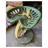 Vintage Metsl John Deere Stool