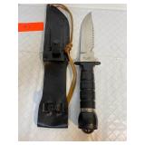 #1 Commando Survival Knife & Sharpening Stick