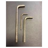 LOT 82 - Snap-On Allen Wrenches (3)