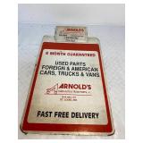 Vintage Advertising Clipboard Arnold