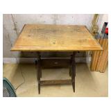 Mid Century Industrial Drafting Table