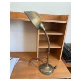 Vintage Brass Gooseneck Lamp