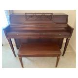 Wurlitzer Spinet Piano & Stool