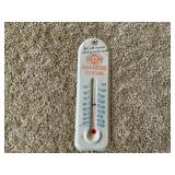 Vintage SOHIO Metal 6.5ï¿½ Wall thermometer