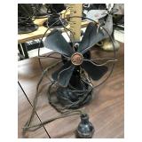 Vintage Gilbert mini electric fan cast base