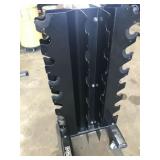 ROLLING DUMBBELL RACK, USED