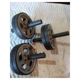 LOT OF 3 AB ROLLERS