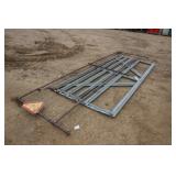 Galvanized Steel Gate & Tube Style Gate, Approx 12