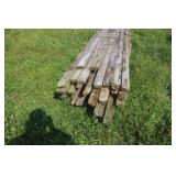 Treated 2" x 4" Lumber Approx. 137" - 173"