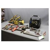 Misc. Hand Tools * Shop Light & Tool Bag