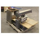 Craftsman 10" Radial Arm Saw W/ Stand, Works Per