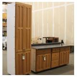 (2) Hickory Cabinets