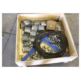 Wood Box of Electrical Flexible Conduit, Assorted