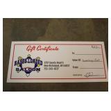 $25 Gift Certificate, Bases Loaded Saloon,