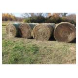 (8) First Crop Round Bales Grass Mix