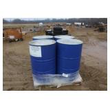 (4) Steel 55gal Barrels