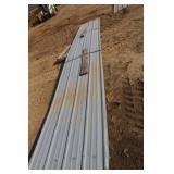 (10) Steel Roofing Sheets Approx. 22FT 8"