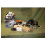 Assorted Harley Parts & Helmets