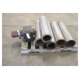 (5) Insulated Stove Pipes 8"x36", U.S. Stove Compa