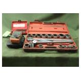 (1) Matco Bit Set in Case, (1) 21-Piece Socket Set