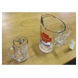 Schmidt Beer Pitcher, Schmidt Collectors Goose Gla