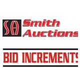 BID INCREMENTS