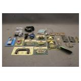 Assorted Cabinet Hardware, Assorted Padlocks W/