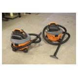 (2) Ridgid Wet / Dry Vacs. Works Per Seller