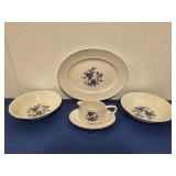 Enoch Wedgwood Royal Blue Ironstone Serviceware