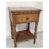 Oak Nightstand  18×26.5×14"