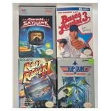 Lot of 4 NES games w/box & manual / inserts.