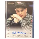 Autographed 2010 Scott Montgomery Poker card