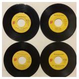 (4) Rolling Stones 45 Rpm Records