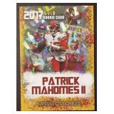 Patrick Mahomes 2017 Rookie Gems Gold Rookie