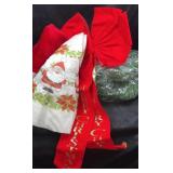 Christmas Garland, Bows, Tree Skirt