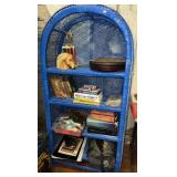 Wicker 4-Shelf Unit