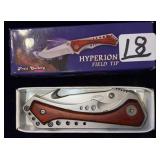 (NIB) 3.5" Hyperion Field Tip Folding Knife