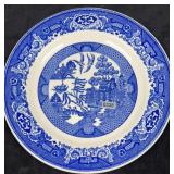 Vintage Willow Ware by Royal China 10" Plate